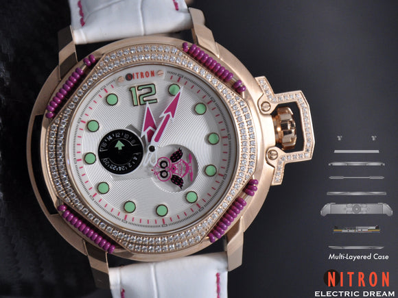 Electric Dream with Swarovski/ White