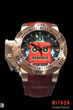 Robotron/ Red and Rose Gold