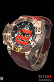 Robotron/ Red and Rose Gold